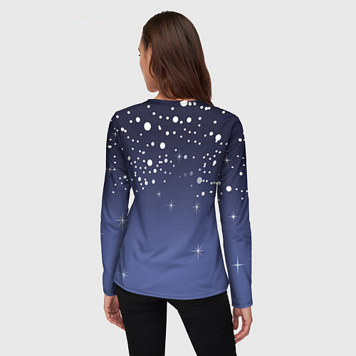 Женский лонгслив Sans & Papyrus / 3D-принт – фото 4