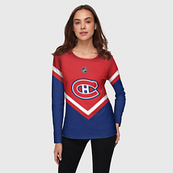 Лонгслив женский NHL: Montreal Canadiens, цвет: 3D-принт — фото 2