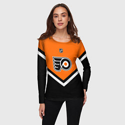 Лонгслив женский NHL: Philadelphia Flyers, цвет: 3D-принт — фото 2