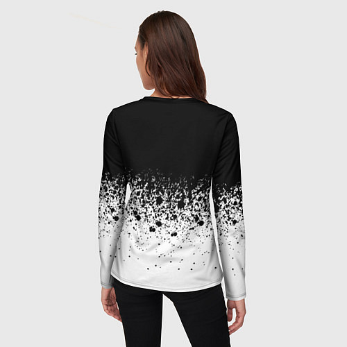 Женский лонгслив Необычный дизайн / 3D-принт – фото 4