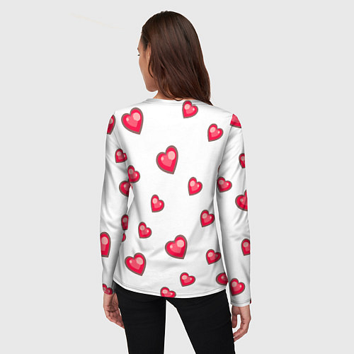 Женский лонгслив Влюбленная Таня / 3D-принт – фото 4