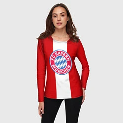 Лонгслив женский Bayern FC: Red line, цвет: 3D-принт — фото 2