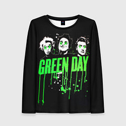 Лонгслив женский Green Day: Acid eyes, цвет: 3D-принт