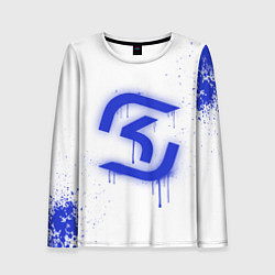 Лонгслив женский SK Gaming: White collection, цвет: 3D-принт