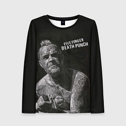 Лонгслив женский Five finger death punch, цвет: 3D-принт