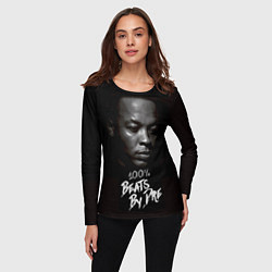 Лонгслив женский Dr. Dre: 100% Beats, цвет: 3D-принт — фото 2