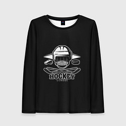 Лонгслив женский Hockey League, цвет: 3D-принт
