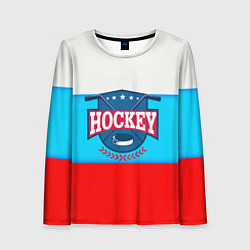 Женский лонгслив Hockey Russia