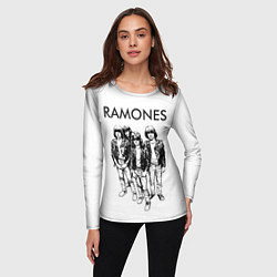 Лонгслив женский Ramones Party, цвет: 3D-принт — фото 2