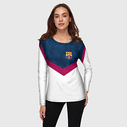 Лонгслив женский Barcelona FC: Sport, цвет: 3D-принт — фото 2