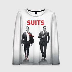 Лонгслив женский Suits, цвет: 3D-принт