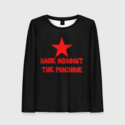 Лонгслив женский Rage Against the Machine - red star, цвет: 3D-принт