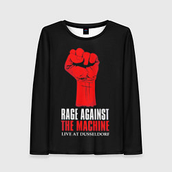 Лонгслив женский Rage Against the Machine, цвет: 3D-принт