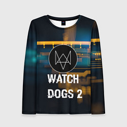 Лонгслив женский Watch Dogs 2: Tech Scheme, цвет: 3D-принт