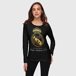 Лонгслив женский FC Real Madrid: Gold Edition, цвет: 3D-принт — фото 2