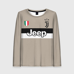 Лонгслив женский FC Juventus: Away 18/19, цвет: 3D-принт