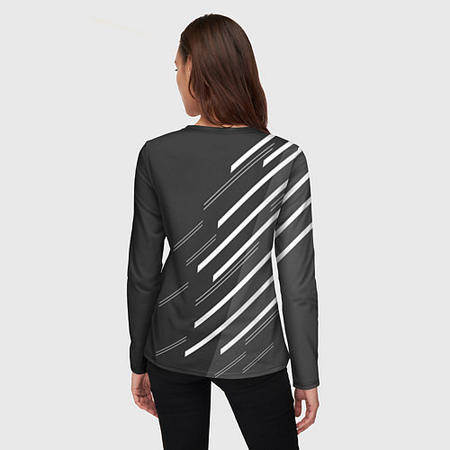Женский лонгслив Toyota: White Rays / 3D-принт – фото 4