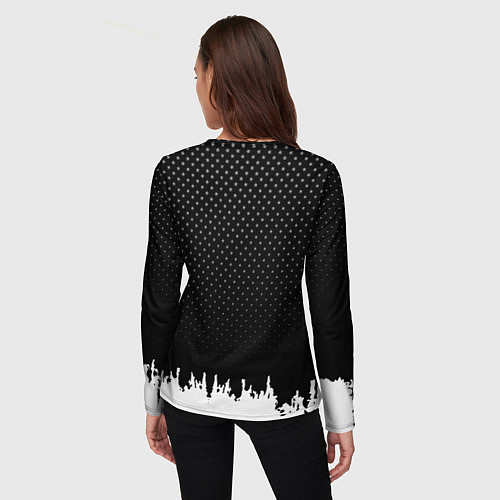 Женский лонгслив BMW Black Style / 3D-принт – фото 4