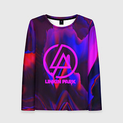Лонгслив женский Linkin Park: Violet Neon, цвет: 3D-принт