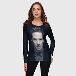Лонгслив женский Benedict Cumberbatch, цвет: 3D-принт — фото 2