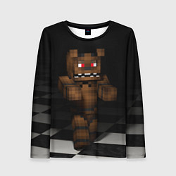 Женский лонгслив Minecraft: Freddy FNAF