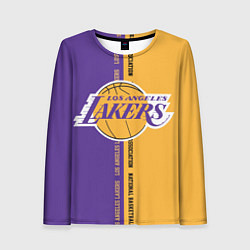 Лонгслив женский NBA: LA Lakers, цвет: 3D-принт