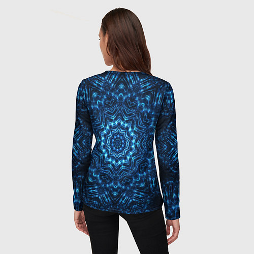 Женский лонгслив Космическая мандала / 3D-принт – фото 4