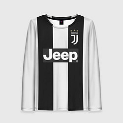 Лонгслив женский FC Juventus: Ronaldo Home 18-19, цвет: 3D-принт