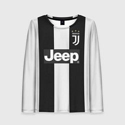 Лонгслив женский FC Juventus: Home 18-19, цвет: 3D-принт