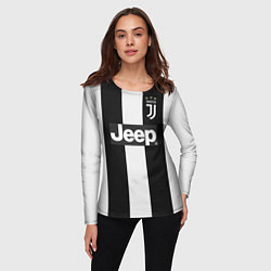 Лонгслив женский FC Juventus: Home 18-19, цвет: 3D-принт — фото 2