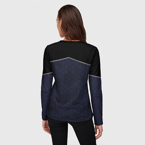 Женский лонгслив Detroit: COP 911 / 3D-принт – фото 4