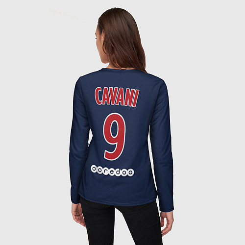 Женский лонгслив FC PSG Cavani 18-19 / 3D-принт – фото 4