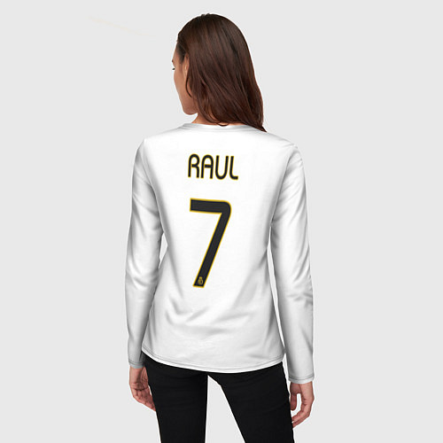 Женский лонгслив FC Real Madrid: Raul Retro / 3D-принт – фото 4