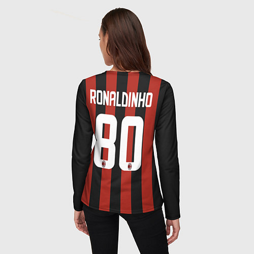 Женский лонгслив AC Milan: Ronaldo Retro / 3D-принт – фото 4