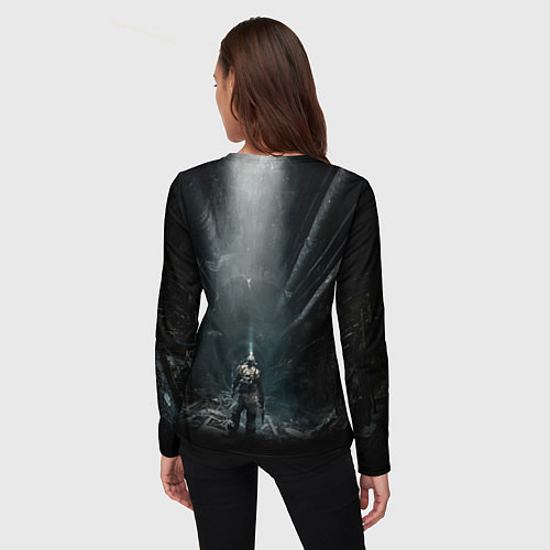 Женский лонгслив Metro Exodus / 3D-принт – фото 4
