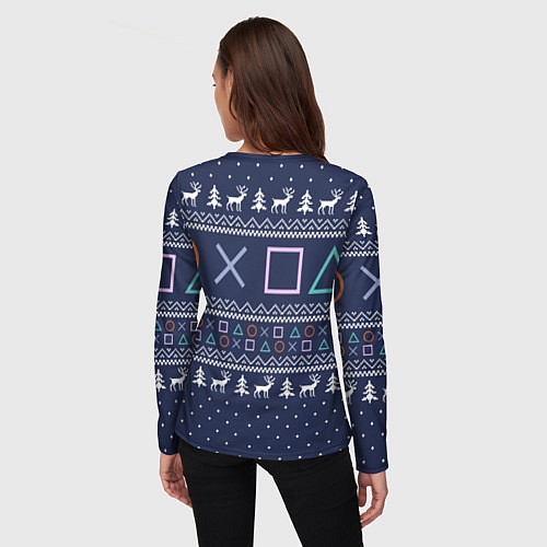 Женский лонгслив Winter PS / 3D-принт – фото 4