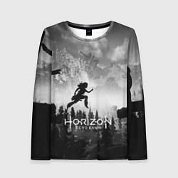 Лонгслив женский Horizon Zero Dawn: Dark Runner, цвет: 3D-принт