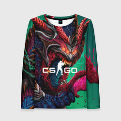 Лонгслив женский CS GO hyper beast skin, цвет: 3D-принт