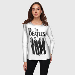 Лонгслив женский The Beatles: White Side, цвет: 3D-принт — фото 2