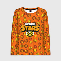 Женский лонгслив Brawl Stars: Orange Team