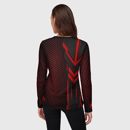 Женский лонгслив Cyberpunk 2077 / 3D-принт – фото 4