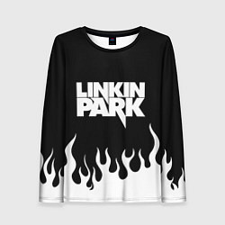 Лонгслив женский Linkin Park: Black Flame, цвет: 3D-принт