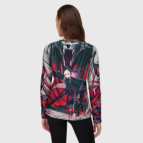 Женский лонгслив Arknights art / 3D-принт – фото 4