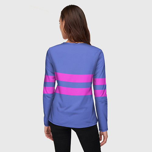 Женский лонгслив UNDERTALE FRISK ФРИСК / 3D-принт – фото 4