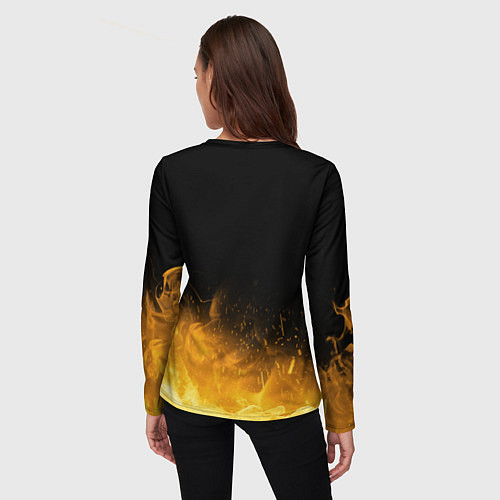 Женский лонгслив Ведьмак / 3D-принт – фото 4
