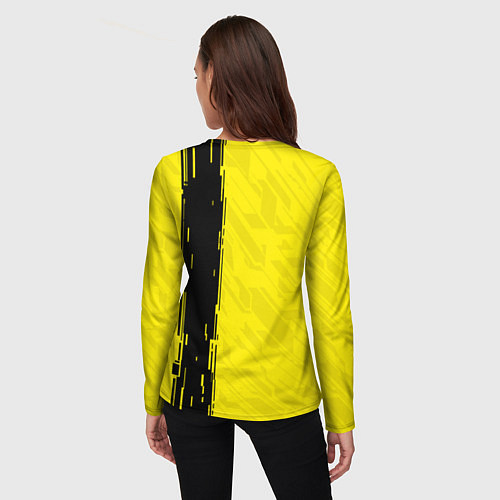 Женский лонгслив CYBERPUNK 2077 / 3D-принт – фото 4