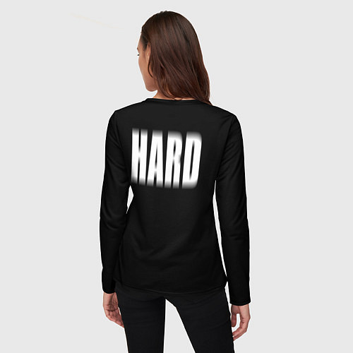 Женский лонгслив Hard PARTY / 3D-принт – фото 4