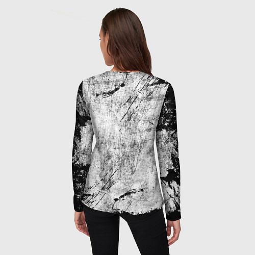 Женский лонгслив Безразличие / 3D-принт – фото 4