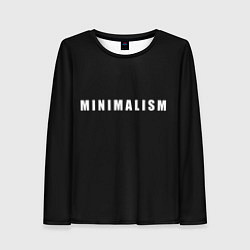 Лонгслив женский Minimalism, цвет: 3D-принт