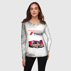 Лонгслив женский TOYOTA, цвет: 3D-принт — фото 2